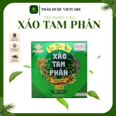 Trà Dược Liệu Xáo Tam Phân Khánh Hòa Pomtea (Túi lọc) - Hộp 10 gói