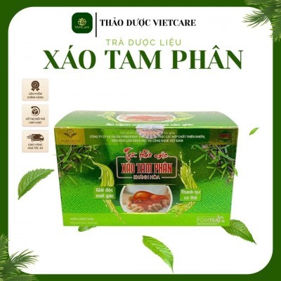 Trà Dược Liệu Xáo Tam Phân Khánh Hòa Pomtea (Túi lọc) - Hộp 20 gói 