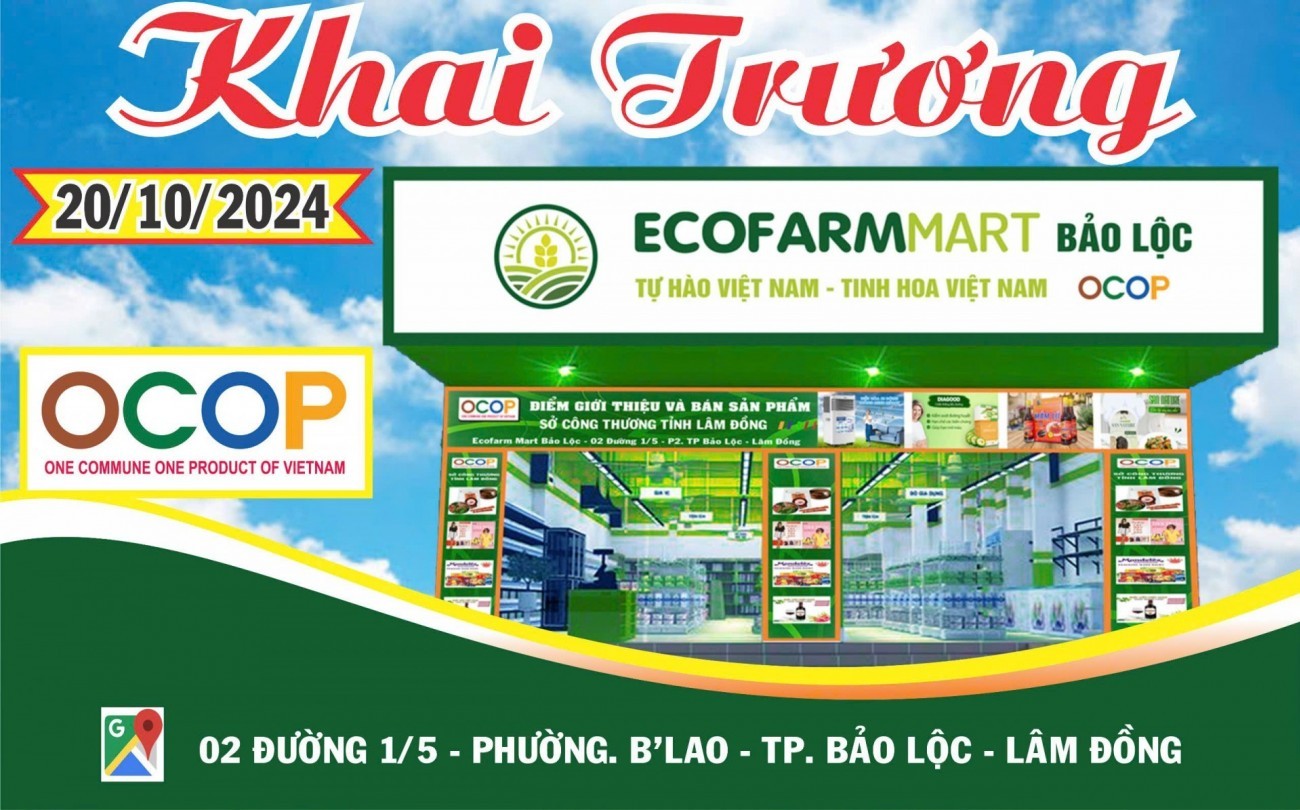 Khai trương Ecofarm Mart Bảo Lộc