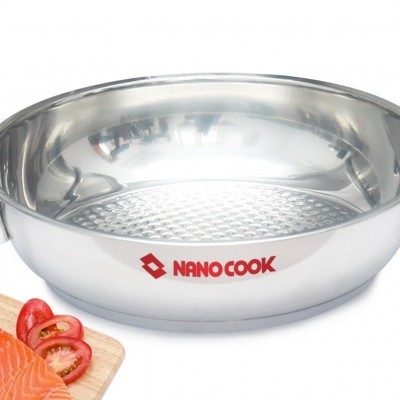  Nồi Inox 3 đáy Nanocook HB16C1-3D nắp inox ( COMBO 2 CÁI )