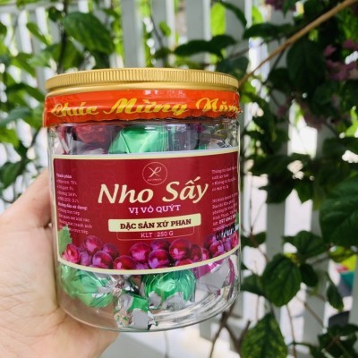 NHO SẤY VỎ QUÝT (HỘP NẮP THIẾC  250gr)