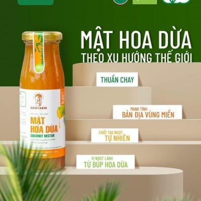  Mật hoa dừa cô đặc Sokfarm Trà Vinh 250g