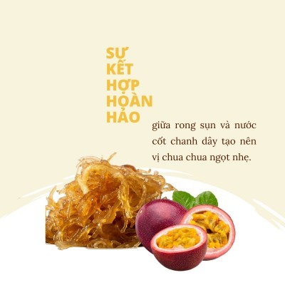  Rong Sụn Biển Tẩm Chanh Dây - 200G HŨ