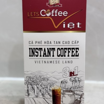 Cà Phê Sữa Hoà Tan 3in1 Lets Việt 240g