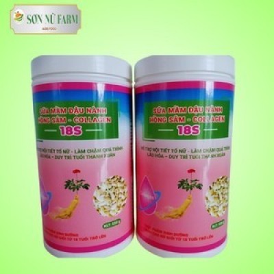Sữa  mầm đậu nành hồng sâm collagen 18S