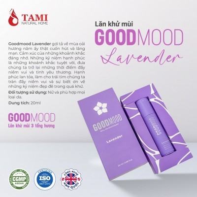 Lăn Goodmood Deodorant Lavender 20ml 