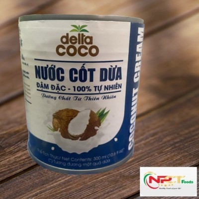Cốt dừa béo 20-22% Delta Coco 300ml