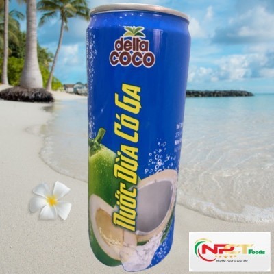Nước dừa có gas Delta Coco 320ml NGUYÊN VỊ