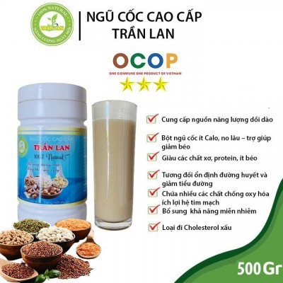 Bột ngũ cốc cao cấp (500 gram) - OCOP 3 sao - Nông Sản Sạch Trần Lan