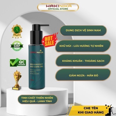 Dung dịch vệ sinh nam - Men Protect and Care Gel HAKINKA 100ml