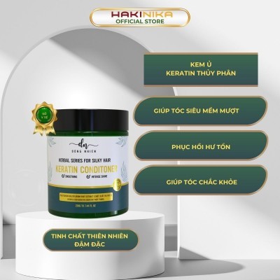 Kem ủ tóc keratin - Silky Hair Conditioner Herbal Series for Silky Hair Dong Nhien 220gr