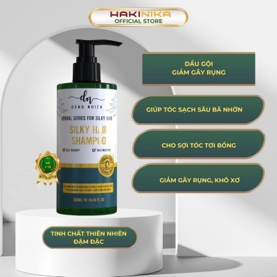  Dầu gội giảm rụng tóc - Silky Hair Shampoo  Herbal Series for Silky Hair DongNhien 300ml