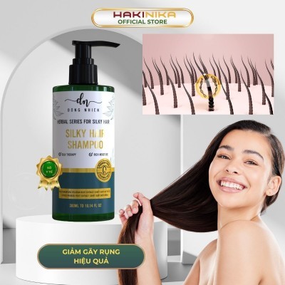  Dầu gội giảm rụng tóc - Silky Hair Shampoo  Herbal Series for Silky Hair DongNhien 300ml