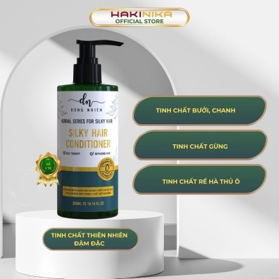 Dầu xả giảm gãy rụng -Silky Hair Conditioner  Herbal Series for Silky Hair Dong Nhien 300ml - 