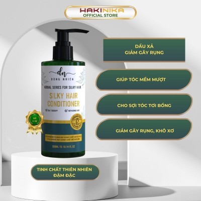 Dầu xả giảm gãy rụng -Silky Hair Conditioner  Herbal Series for Silky Hair Dong Nhien 300ml - 