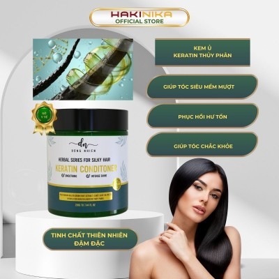 Kem ủ tóc keratin - Silky Hair Conditioner Herbal Series for Silky Hair Dong Nhien 220gr