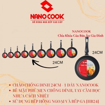 hảo chống dính Nanocook 24cm – HB24