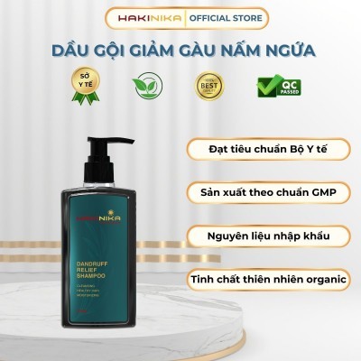 Dầu gội giảm gàu ngứa nấm da đầu - Drandruff Relief Shampoo HAKINIKA -330ml