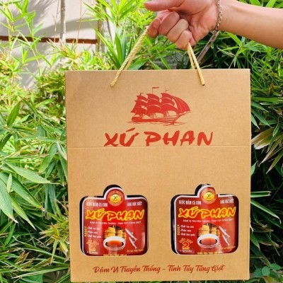 NƯỚC MẮM CÁ CƠM XỨ PHAN LOẠI ĐẶC BIỆT (Hộp 2 chai thủy tinh 500 ml)