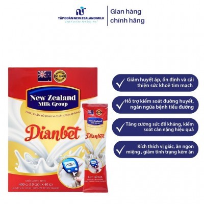 Sữa bột NEW ZEALAND MILK GROUP DIANBET Hộp 400g - Mua 2 hộp được tặng 1 phần quà ngẫu nhiên (1 bộ chén ăn hoa văn cao cấp, 1 ly giữ nhiệt họa tiết,...)