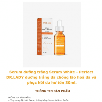 Serum dưỡng Trắng  - Serum White Perfect