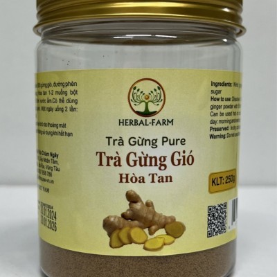  Trà Gừng Gió Hòa Tan 250g 