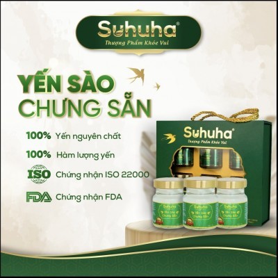 Lốc 6 Hũ Yến Chưng Đường Phèn 100% Yến - 70ml