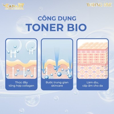 Nước hoa hồng cân bằng da 100ml - Toner Bio - WOONGHYE