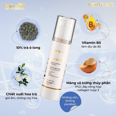 Nước hoa hồng cân bằng da 100ml - Toner Bio - WOONGHYE