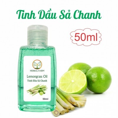 2 Tinh dầu Sả chanh nguyên chất (Lemongrass) 50ml tặng 1 thỏi son môi