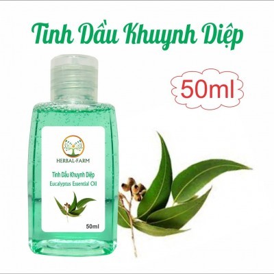 2 Tinh dầu Khuynh Diệp thiên nhiên (Eucalyptus) 50ml tặng 1 thỏi son môi