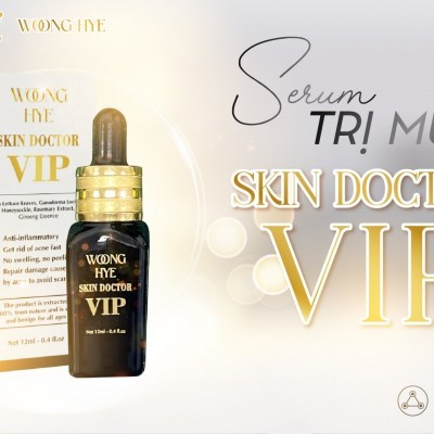 Serum trị mụn Dr. VIP (Black) 12ml - Skin Doctor VIP - WOONGHYE