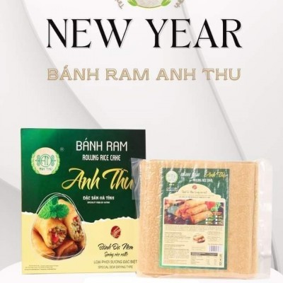 Bánh ram Anh Thu 500 gam /1 túi- 90-  100 lá - thùng 10 túi 