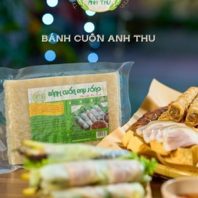 Bánh cuốn rau sống Anh Thu 90-100 lá  - 500g /túi