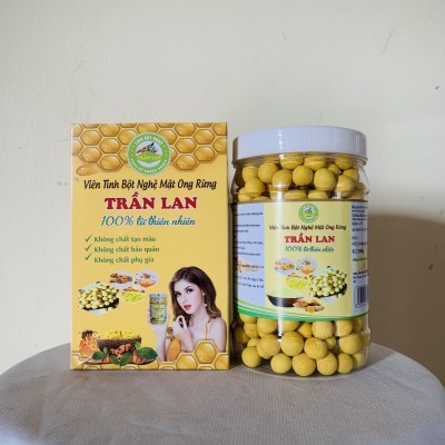 Viên tinh bột nghệ mật ong Trần Lan - hộp [250g] [500g]