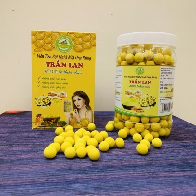 Viên tinh bột nghệ mật ong Trần Lan - hộp [250g] [500g]