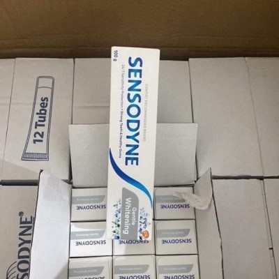 Kem đánh răng Sensodyne Repair And Protect Deep Repair Whitening giảm ê buốt răng, cơ chế phục hồi sâu  - Tuýt 100g