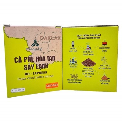 CÀ PHÊ HÒA TAN RO-EXPRESS HỘP 100G