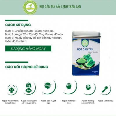 Bột cần tây Sấy Lạnh nguyên chất 100%  giảm cân.[Hộp 150gr]