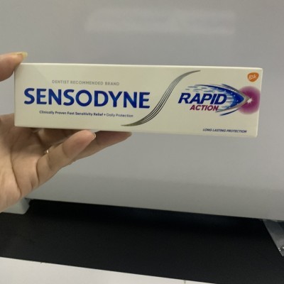 Kem Đánh Răng Giảm Ê Buốt Sensodyne Rapid action Tím 100g