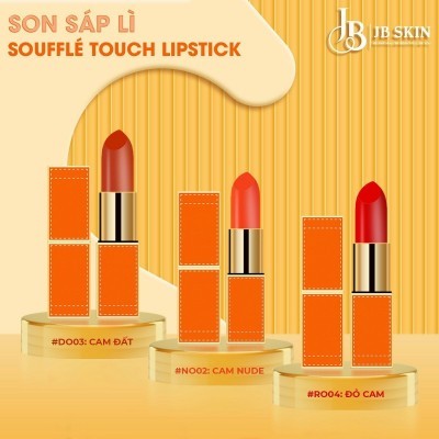 SON MÔI SOUFFLE TOUCH LIPSTICK -Son Môi Lì Có Dưỡng Cao Cấp.