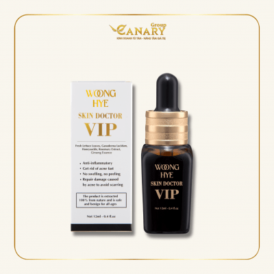 Serum trị mụn Dr. VIP (Black) 12ml - Skin Doctor VIP - WOONGHYE