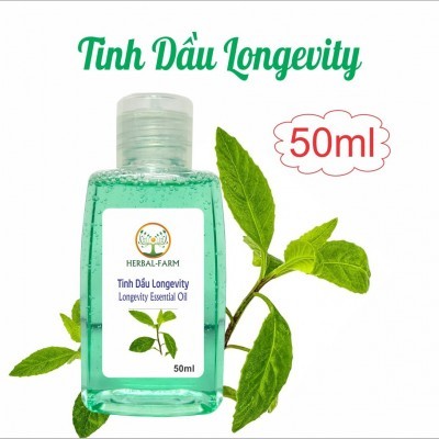 2 Tinh dầu Longevity 50ml tặng 1 thỏi son môi