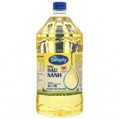 Dầu đậu nành nguyên chất Simply can 2 lít