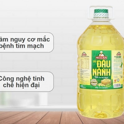 Dầu đậu nành Meizan can 5 lít