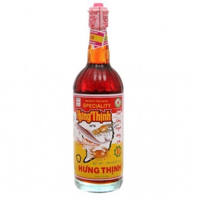 Nước mắm cá cơm đặc sản Hưng Thịnh 40 độ đạm chai 750ml