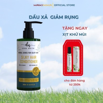 Dầu xả giảm gãy rụng -Silky Hair Conditioner  Herbal Series for Silky Hair Dong Nhien 300ml - 