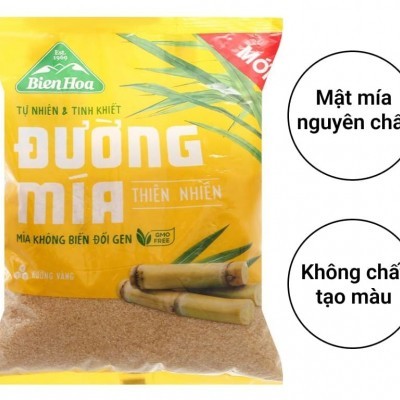 Đường mía thiên nhiên Biên Hòa gói 1kg