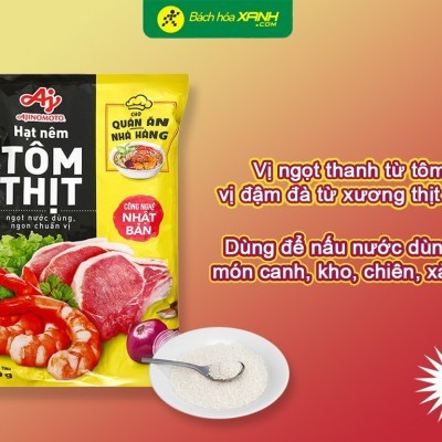 Hạt nêm Ajinomoto tôm thịt gói 900g