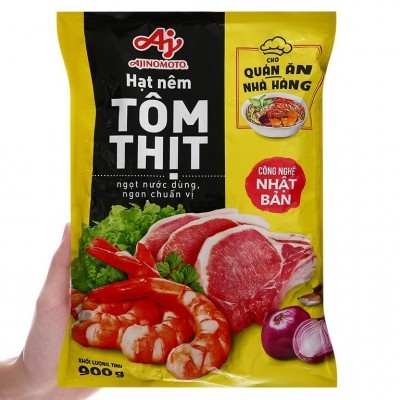 Hạt nêm Ajinomoto tôm thịt gói 900g